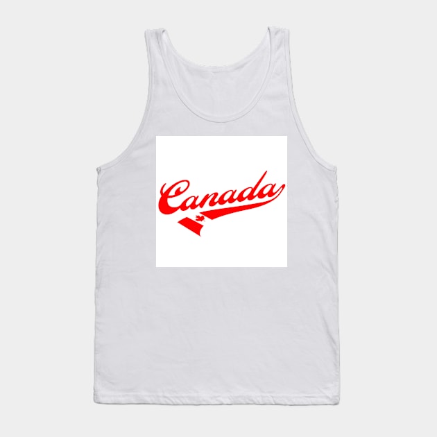 Canada Swoosh Tank Top by mikepod